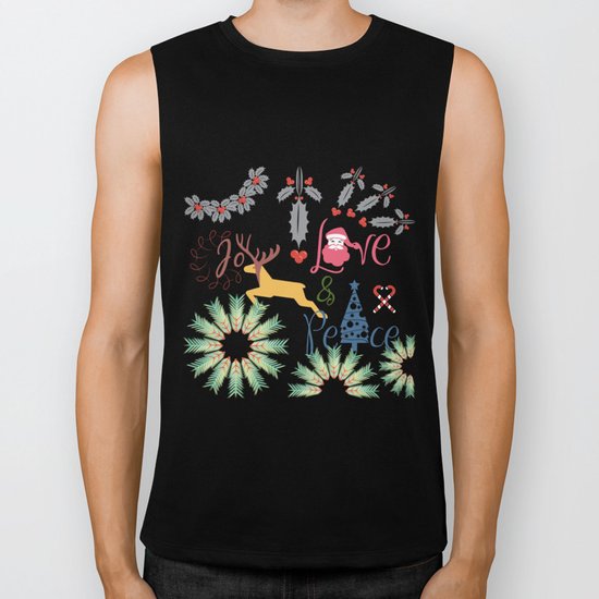 Christmas Biker Tank