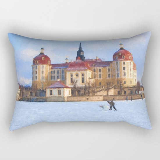 Cinderella´s fairytale castle Rectangular Pillow