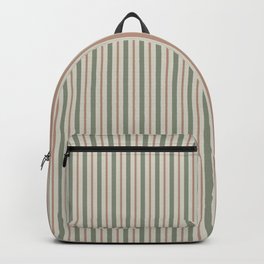 Pastel Two Toned Stripes Backpack