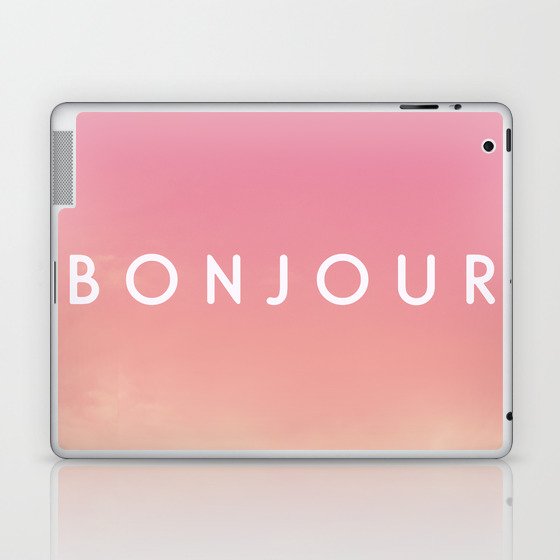 Bonjour II Laptop & iPad Skin