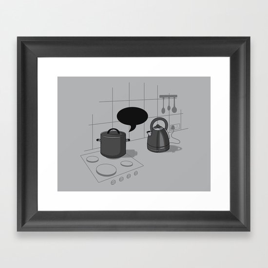 What did you call me?! Framed Art Print