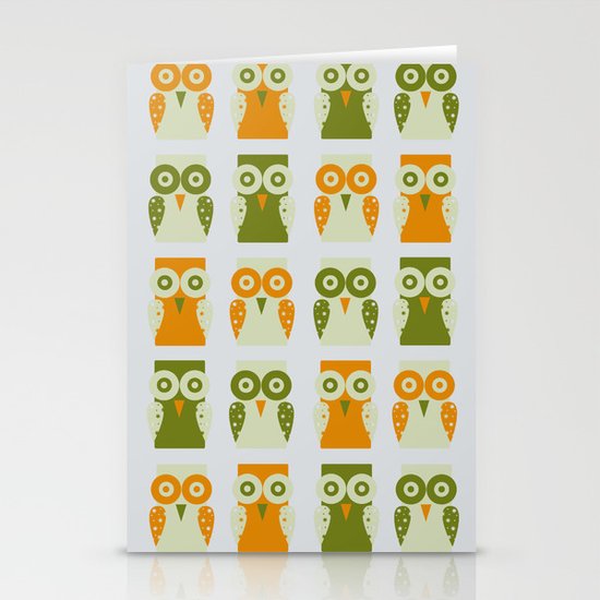 Owls Stationery Cards