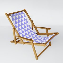 Periwinkle Collection - triangles 1 Sling Chair