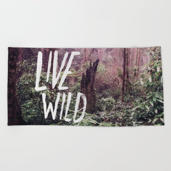 Live Wild: Oregon Beach Towel
