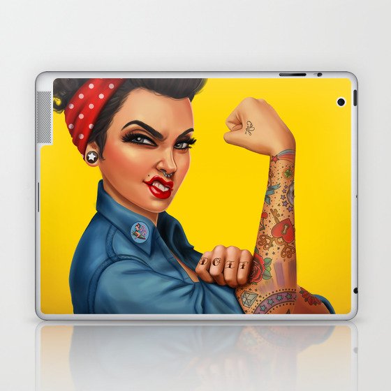 Rosie the Riveter Laptop & iPad Skin