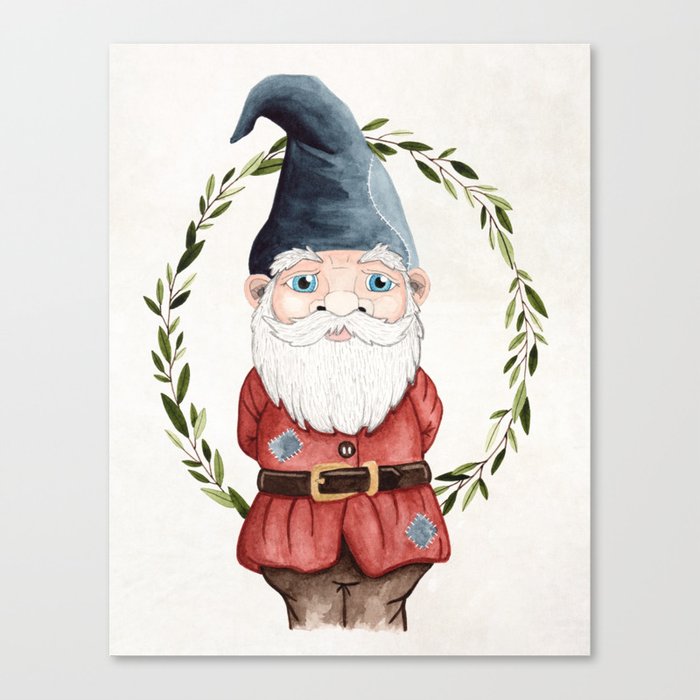 Male Gnome Canvas Print