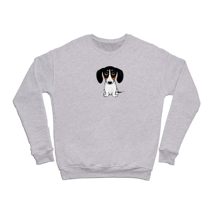 Piebald Dachshund | Cute Wiener Dog Puppy Crewneck Sweatshirt