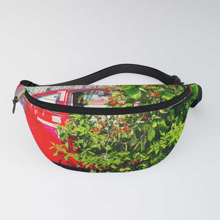 Red natur car Fanny Pack