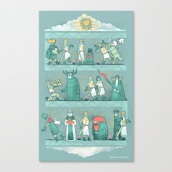 Tapisserie de Arrrgggh Canvas Print