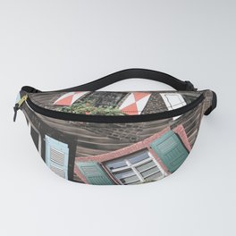 Vintage Windows Photo Collage Fanny Pack