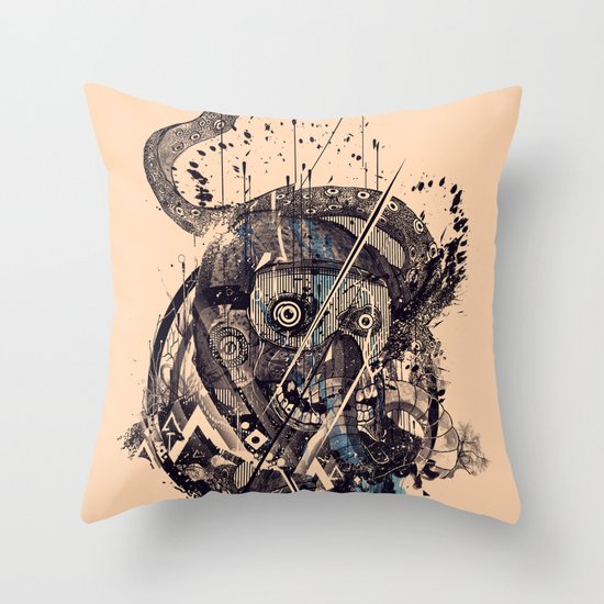Mayday-Mayday-Mayday Throw Pillow