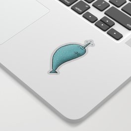 Happy Narwhal Sticker