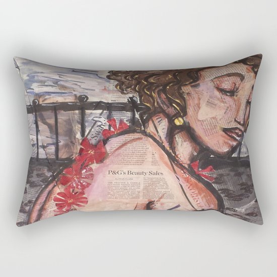 Picking Up Pennies Rectangular Pillow