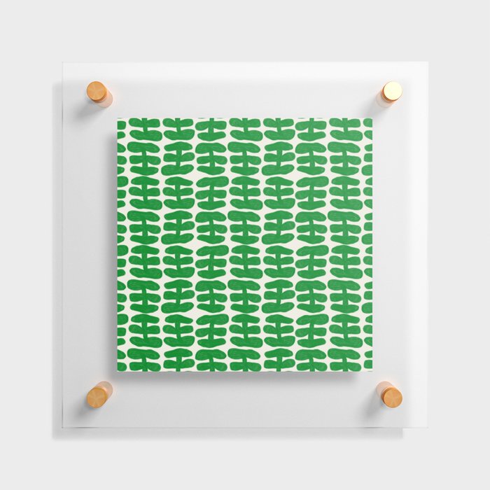 Scandinavian fern pattern 03 Floating Acrylic Print