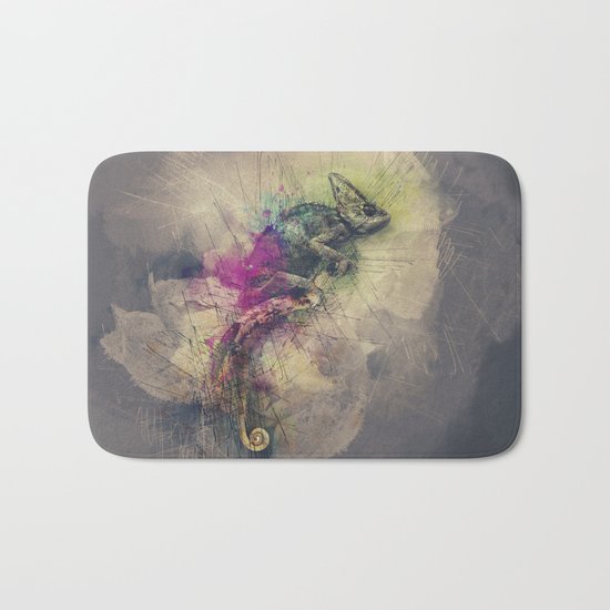 When i Dream of Chameleon Bath Mat