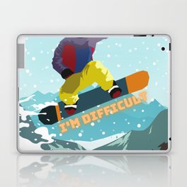 I'm Difficult - Skier Passion Laptop Skin