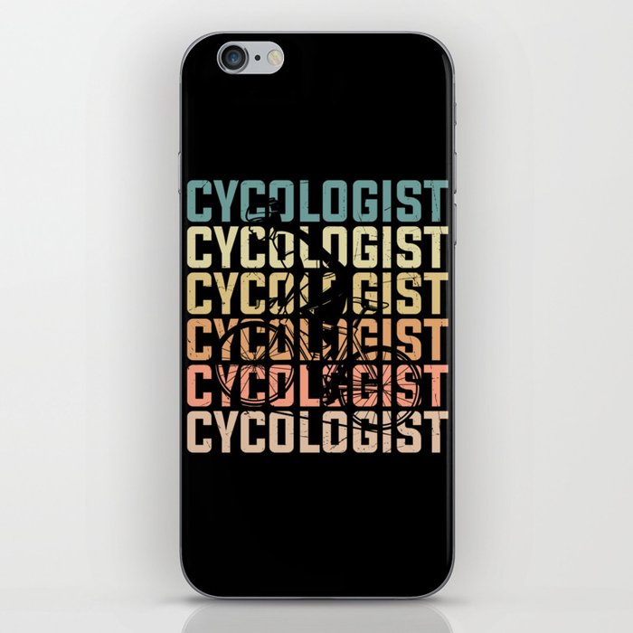 Cycologist definition funny cyclist quote iPhone Skin