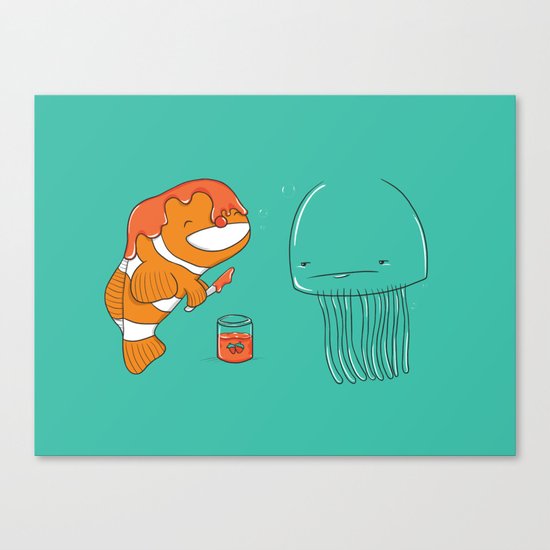Jellyfish Canvas Print