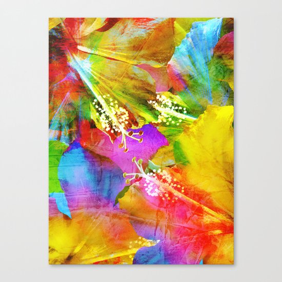 Hibiscus Dream #3 Canvas Print