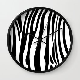 Zebra trendy design artwork animal exotic pattern Wall Clock