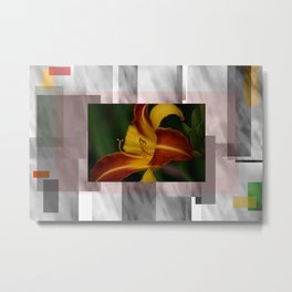 Nature’s Design: Ev 36 Metal Print | Daylily, Artistic, Graphicdesign, Flower, Abstract, Nature, Color, Colour, Lily, Floral 