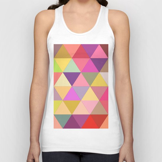 Happy geometry Unisex Tank Top