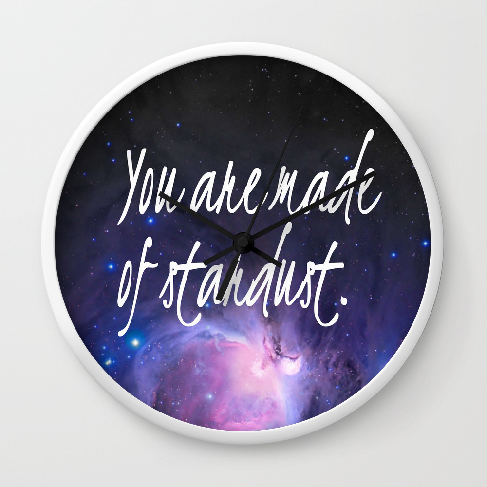 Get Wallpaper Stardust Universe Quotes Stars Star Quotes Wall Clock By For Android Free