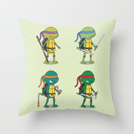 Teenage Mutant Ninja Turtles Throw Pillow