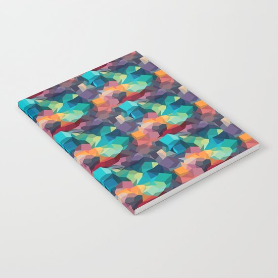 Abstract Colorful Pattern Notebook