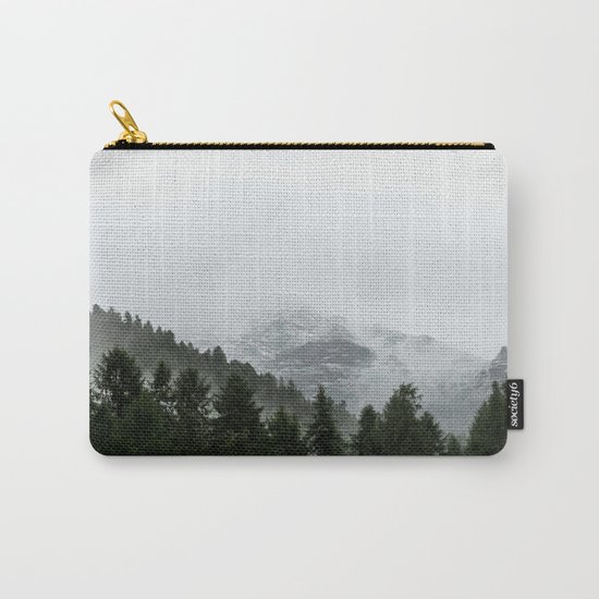 Faded Forest Landscape Carry-All Pouch