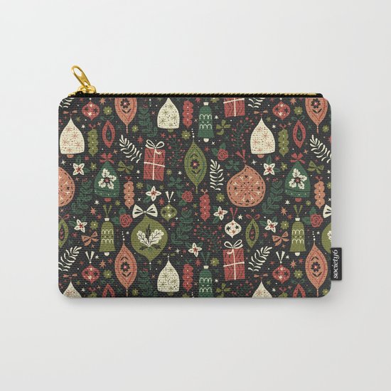 Holiday Ornaments Carry-All Pouch