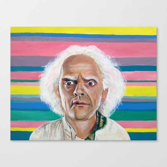 "Great Scott" Doc Brown Canvas Print