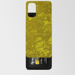 Mustard yellow velvet texture Android Card Case