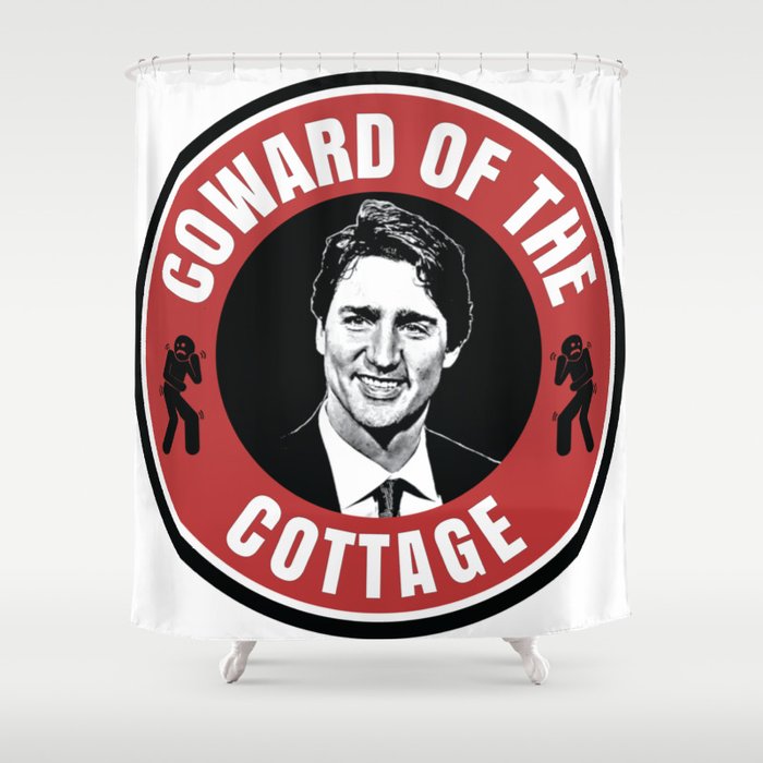 Coward of the cottage Shower Curtain