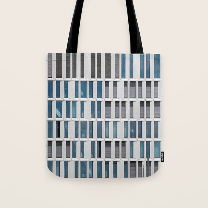 office building facade architectural pattern Tote Bag by ohaniki Society6