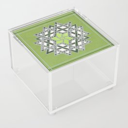 Ishwarya kolam - geometric mandala Acrylic Box