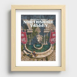 Northshire Valley III (Novel) Recessed Framed Print