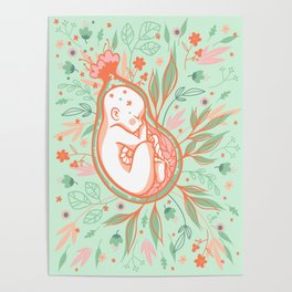 Baby in Utero Poster