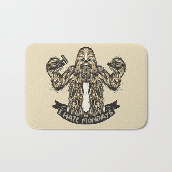 Chewie I Hate Mondays Bath Mat