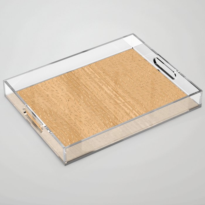 Light brown engraved wood board Acrylic Tray