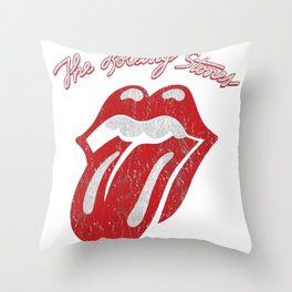 stones 2022 tour logo vector Throw Pillow