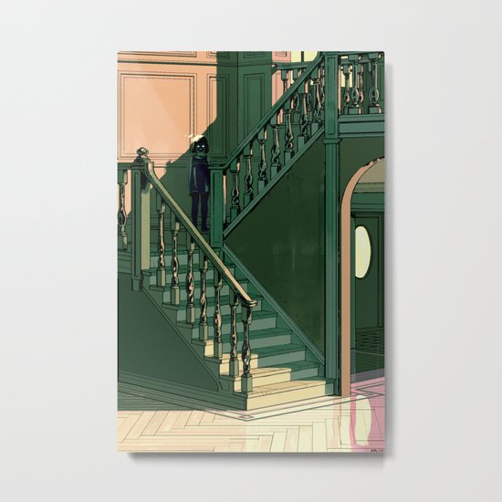 Welcome to Dead House Metal Print