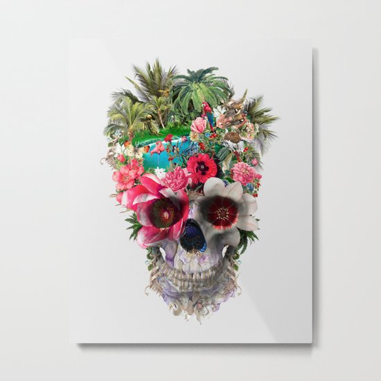 Summer Skull IV Metal Print