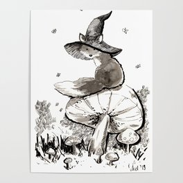 Fox in Wonderland Poster