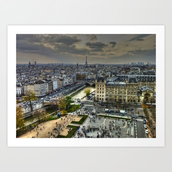 City of Paris Art Print