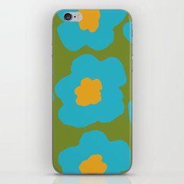 Bold Happy Blooming Flowers iPhone Skin