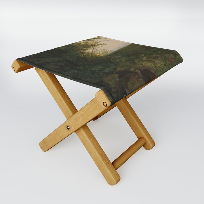 At the Edge of the Forest,ca. 1820 Folding Stool