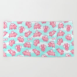 When Pigs Fly Beach Towel