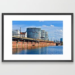Berlin River Sound Framed Art Print