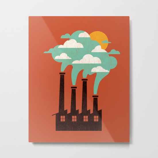 The Cloud Factory Metal Print